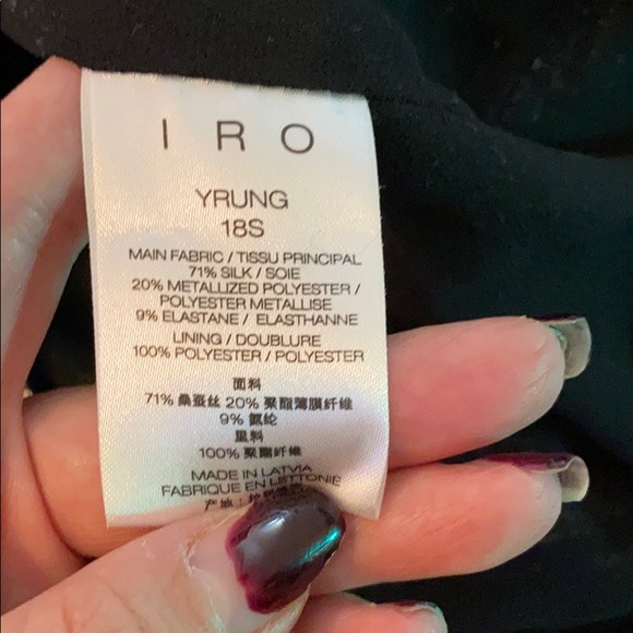 Iro Yrung Silk-Blend Shift Dress - Picture 5 of 6
